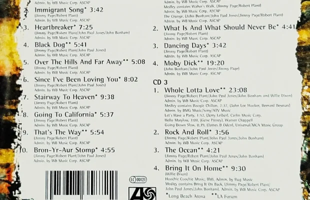 Polecam Potrójny Album 3X CD Led Zeppelin Koncert How The West Was Won - Zdjęcie 4