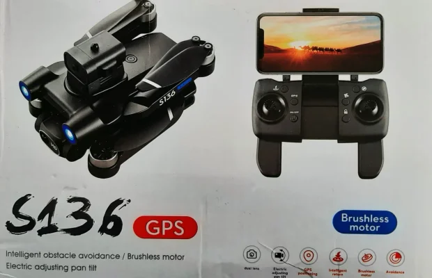 Polecam DRON GPS- EPS UAV S 136 4K Full HD Idealnie Nowy !!! - Zdjęcie 1