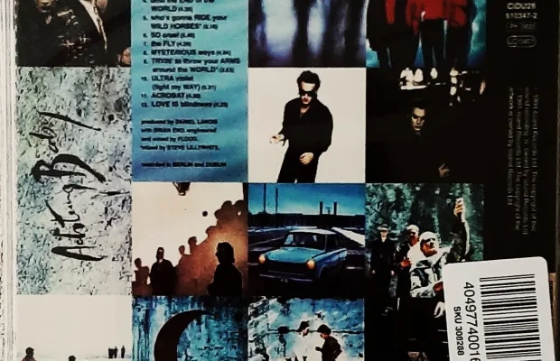 ⭐⭐⭐ Polecam Album CD Kultowego Zespołu U2 - Album ACHTUNG BABY - Zdjęcie 3