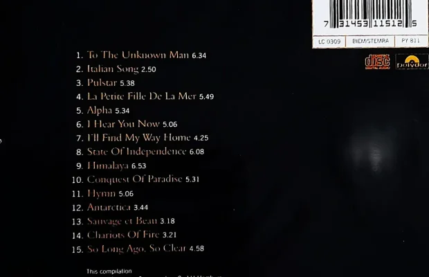 ⭐ Polecam Wspaniały Album CD VANGELIS -Portraits So Long Ago So - Zdjęcie 2
