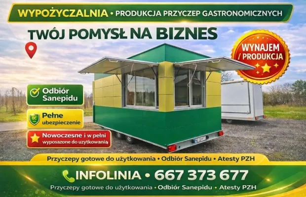 Wypożyczalnia - produkcja przyczep gastronomicznych - Zdjęcie 1