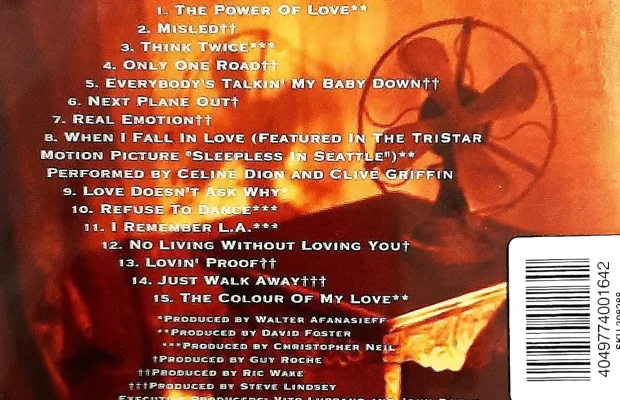 ⭐⭐⭐Polecam Wspaniały Album CELINE DION -Album The Colour Of  Love - Zdjęcie 2