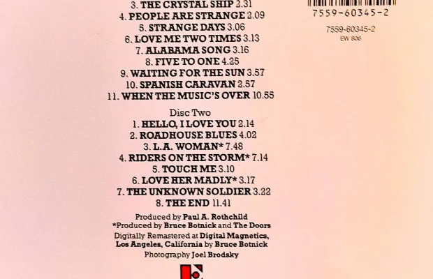 ⭐⭐⭐ Podwójny Album 2XCD Zespołu THE DOORS -Album The Best Of The - Zdjęcie 3