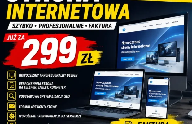 Strona za 299 zł kompletna, wsparcie po starcie - Zdjęcie 4