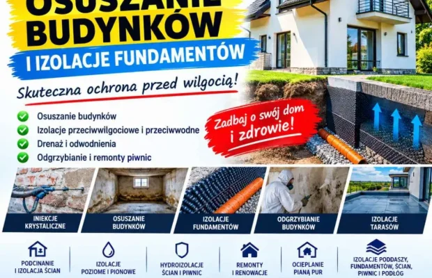 Osuszanie, iniekcja i podcinanie ścian - remonty piwnic - Zdjęcie 1