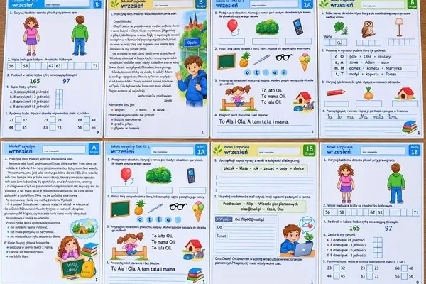 Pomoce szkolne klasa 1 , 2 , 3 - Zdjęcie 1