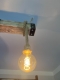 Stylowa lampa wisząca w klimacie loft / rustykalnym, lampa z belki z okuciem metalowym - Zdjęcie 1
