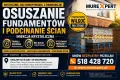 Iniekcja krystaliczna, osuszanie fundamentów i podcinanie ścian - skut - 3