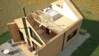 Drewniany domek całoroczny letniskowy 5m/7m 20cm - 3