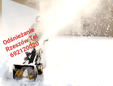 Zdjęcie: Odśnieżanie chodniki podwórka posesję Głogów Małopolski tel 692120020
