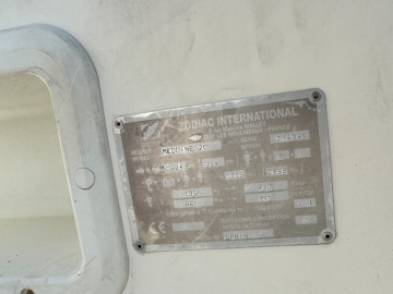 Zdjęcie: RIB Zodiac 550, Evinrude 90 + przyczepa