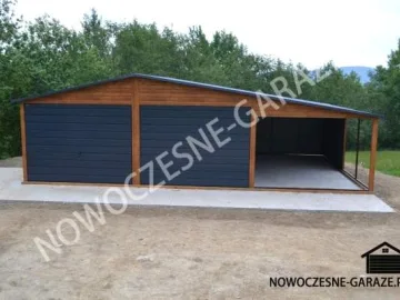 Zdjęcie: Garaż blaszany 6x5 konstrukcja profil ocynk