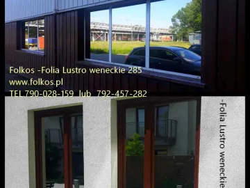 Zdjęcie: Folie okienne Białołęka - Folie na okna, drzwi, balkony, witryny, scianki działowe- Usługa oklejania szyb folią