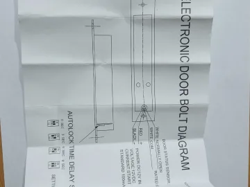 Zdjęcie: Elektryczny zamek, rygiel drzwiowy , do furtki wejściowej .