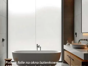 Zdjęcie: Folie na okna łazienkowe Warszawa Bartycka, Czerniakowska, Sobieskiego, Bluszczańska, Marszałkowska-Oklejanie szyb