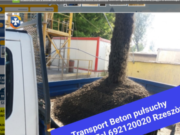 Zdjęcie: Transport beton pułsuchy Rzeszów tel 692120020mała wywrotka