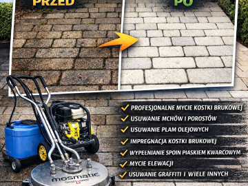 Zdjęcie: Profesjonalne mycie kostki brukowej