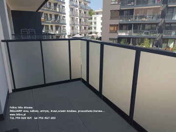 Zdjęcie: Oklejamy balkony Warszawa Żoliborz- folie na BALKON