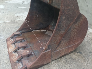Zdjęcie: Łyżka kopiąca szerokości 1200mm