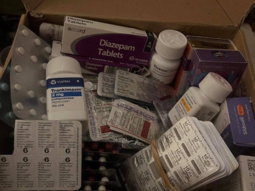 Zdjęcie: Xanax, Neurol, Frontin, Rivotril, Diazepam, Lexaurin, Valproate,