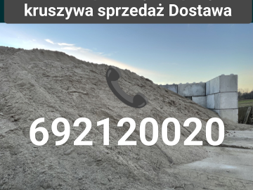 Zdjęcie: Piasek budowlany płukany kopany Rzeszów tel 692120020