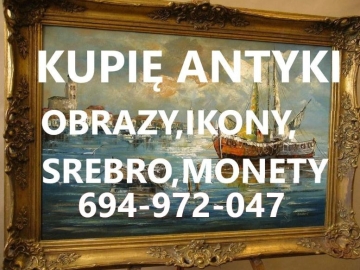 Zdjęcie: KUPIĘ ANTYKI SREBRA,MONETY,IKONY,ZEGARKI,SZKŁO,BIŻUTERIĘ