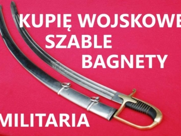 Zdjęcie: KUPIĘ WOJSKOWE SZABLE,BAGNETY,KORDZIKI,NOŻE,MILITARIA