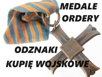 Zdjęcie: KUPIĘ WOJSKOWE MEDALE,ODZNAKI,ODZNACZENIA,MILITARIA