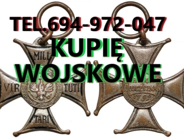 Zdjęcie: KUPIĘ WOJSKOWE MEDALE,ODZNAKI,ODZNACZENIA,MILITARIA