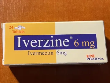 Zdjęcie: Iverzine, Iwermektyna, Ivermectin 24 tabletki po 6 mg