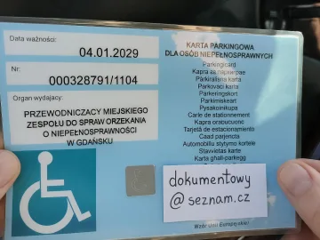 Karta Parkingowa Dla Osób Niepełnosprawnych Oryginał
