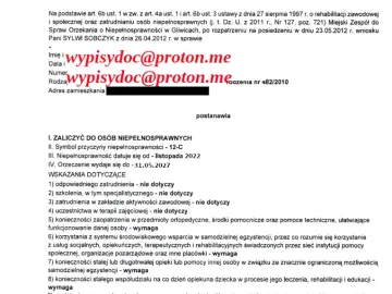 Orzeczenie O Niepełnosprawności: Stopień Lekki, Umiarkowany,