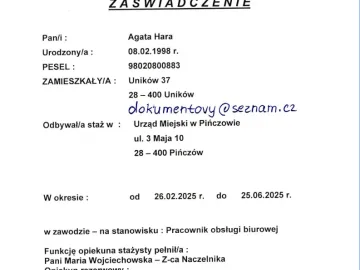 Wypis Szpitalny, Karta Informacyjna, Upoważnienia, Pozwoleni