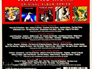 Zdjęcie: Polecam Zestaw 5 Płyt CD Zespołu FAITH NO MORE 5XCD