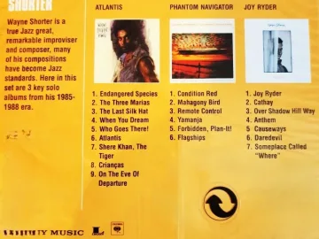 Zdjęcie: Polecam Wspaniały Nowy- Zestaw 3 płytowy CD WAYNE SHORTER CD