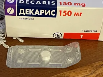 DECARIS - Lewamizol, Glista owsiki wirusy, bakterie pasożyty