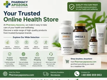 Zdjęcie: Pharmacy Apozona – Your Trusted Online Health & Wellness Sto