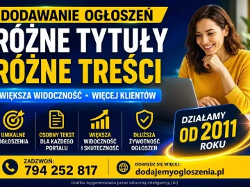 Wystawianie ogłoszeń bez duplikatów - osobny tekst dla każdego po