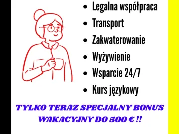 Sprawdzone zlecenia w Niemczech – praca w opiece od zaraz
