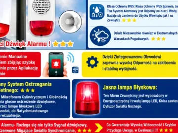 Zdjęcie: ⭐Montaż Alarmu Syreny- Dźwiękowej Zewnętcznej Zagożeniowej